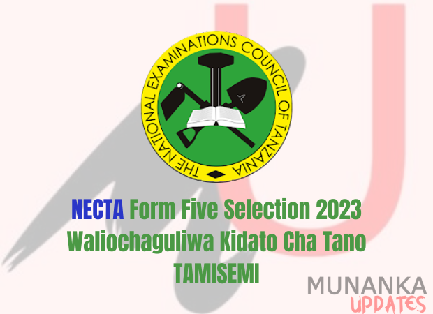 NECTA Form Five Selection 2023 Waliochaguliwa Kidato Cha Tano TAMISEMI