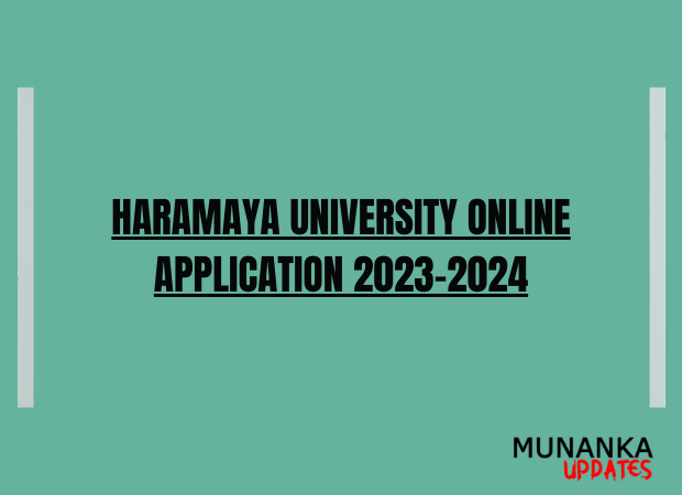 Haramaya University Online Application 2023-2024
