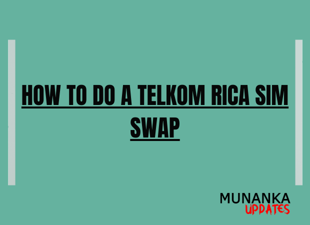 How to do a Telkom Rica sim swap