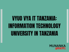 Orodha Vyuo vya IT Tanzania: Information Technology