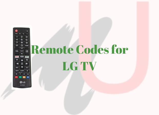 Remote Codes for LG TV