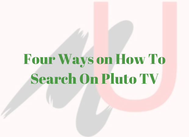 How To Search On Pluto TV