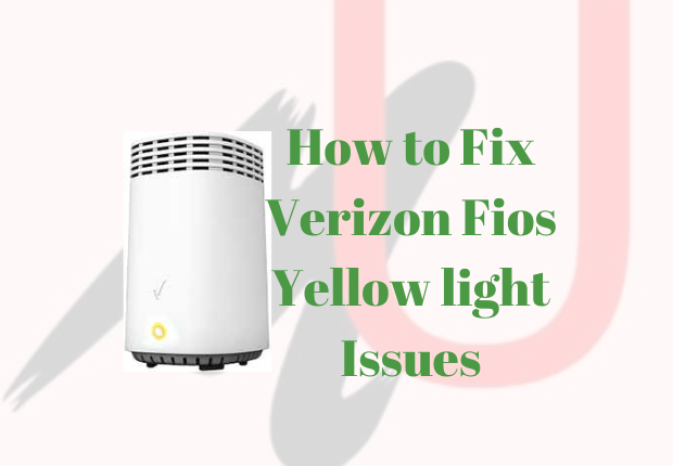 Verizon Fios Yellow light
