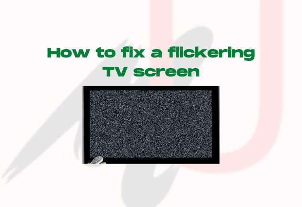 flickering TV screen