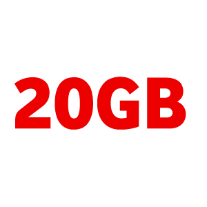 Ofa 20GB kwa Siku 90