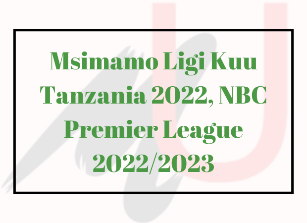 Msimamo Ligi Kuu Tanzania 2022