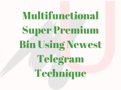 Multifunctional Super Premium Bin Using Newest Telegram Technique