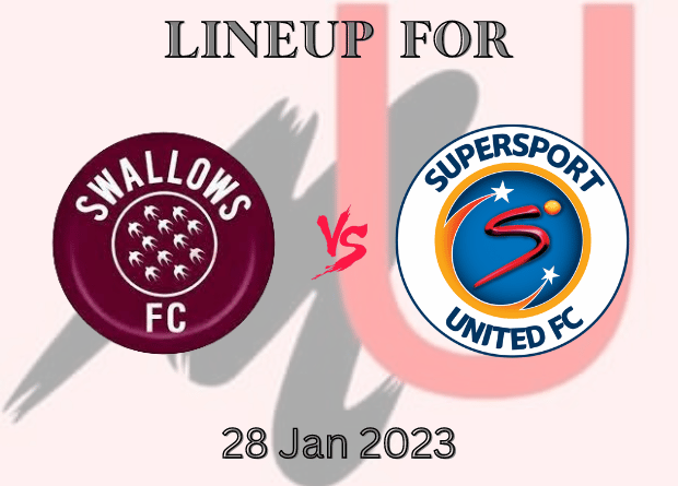 Moroka Swallows Vs SuperSports united lineups: Starting lineup for Moroka Swallows Vs Supersports united