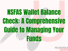 NSFAS Wallet Balance Check: A Comprehensive Guide to Managing Your Funds