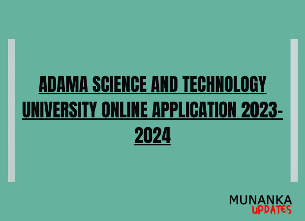Adama Science and Technology University Online Application