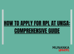 How to Apply For RPL At Unisa: Comprehensive Guide