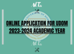 Online Application for UDOM 2023-2024 Academic Year