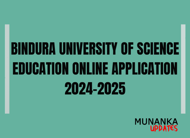 Bindura University of Science Education Online Application form