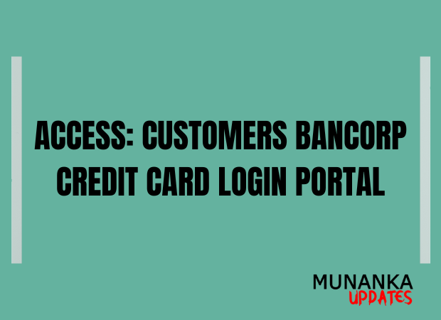 Customers Bancorp Credit Card Login