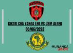 Kikosi cha Yanga Leo Vs USM Alger 03/06/2023