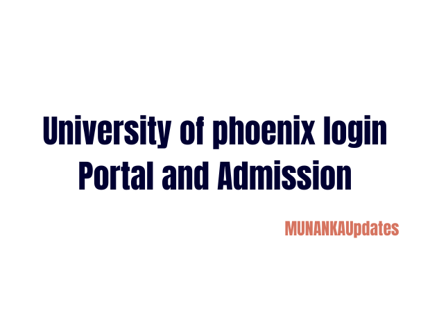 University of phoenix login Portal and Admission